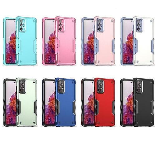 

Phone Case For Samsung Galaxy Back Cover Classic Series A73 A53 A33 S22 Ultra Plus S21 FE S20 Support Wireless Charging Military Grade Protection Shockproof Armor TPU PC