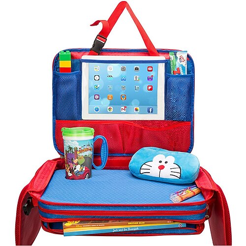 

Car Drawing Board Bag Portable Car Safety Seat Tray Outdoor Play Writing And Drawing Bag