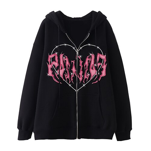 

Punk Sommerfugl Anime Tegneserie Manga Animé Harajuku Graphic Kawaii Ytterklær Til Herre Dame Unisex Voksne Varmstempling 100% Polyester