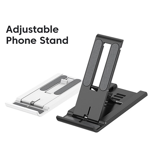 

Phone Stand Portable Foldable Lightweight Phone Holder Desktop Holder Compatible with iPhone Samsung xiaomi Huawei poco redmi realme All Mobile Phone Accessory