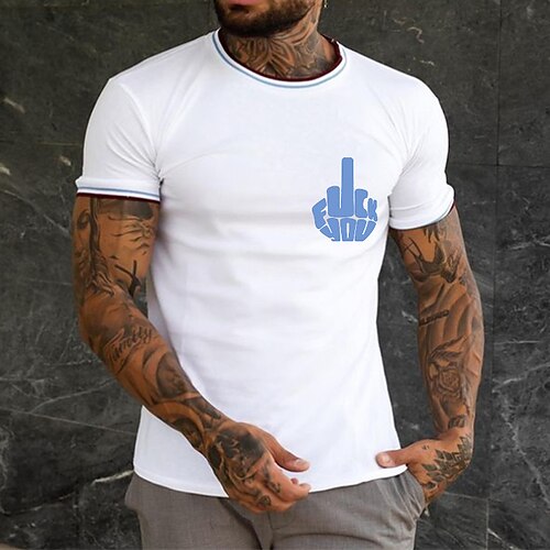 

Men's Unisex T shirt Tee Hot Stamping Graphic Prints Letter Crew Neck Street Daily Print Short Sleeve Tops Designer Casual Big and Tall Sports White / Summer / Summer