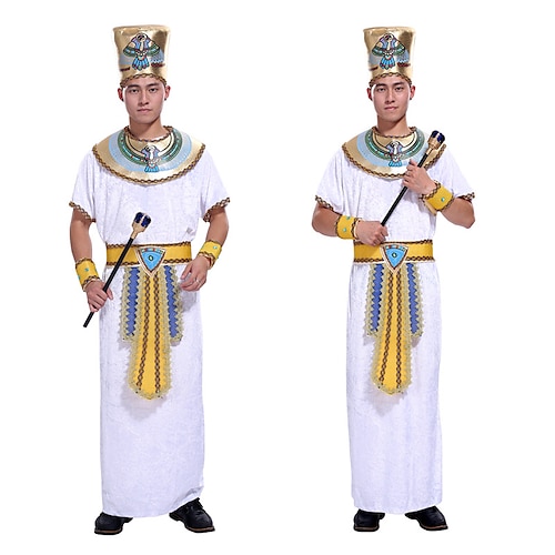 

Pharaoh Adults' Men's Costume For Polyester Masquerade Leotard / Onesie Belt Hat Neckwear Wristlet