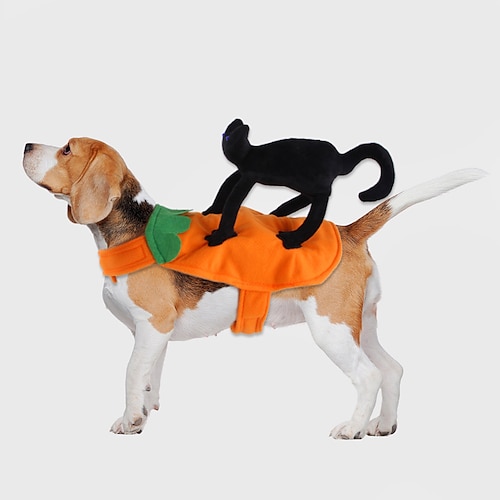 

Pet Little Black Cat Transformed into Dog Supplies Costumes Cospaly Halloween Cat Clothes