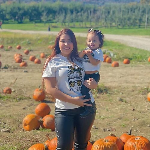 

Mommy and Me T shirt Tops Leopard Letter Daily Print White Gray Pink Short Sleeve Basic Matching Outfits