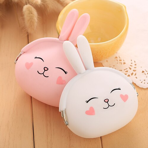 

Kid's Unisex Coin Purse Cartoon Shopping Daily White Pink Light Grey