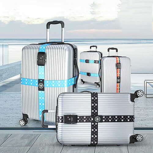 

Travel Cross Packing With Tsa Customs Lock Packing With Cross Strapping Box Reinforcement With Explosion-proof Strap