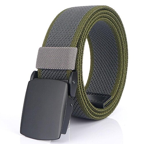 

Men's Military Tactical Belt Heavy Duty Automatic Elastic with Metal Buckle for Work Hunting Military / Tactical Outdoor / Combat