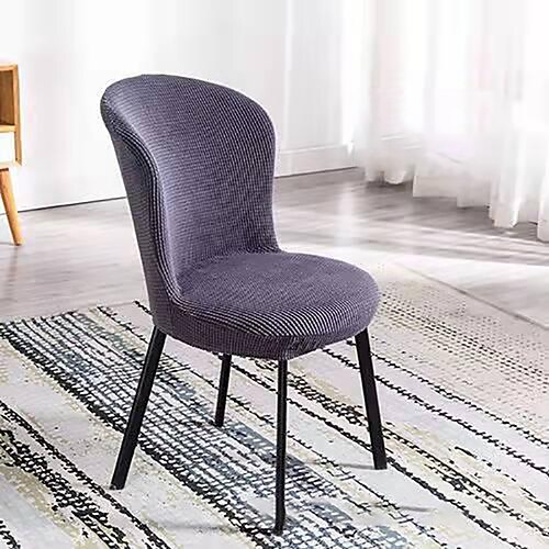 

Stretch Dinning Chair Cover Slipcover Round Seat Armless Wingback Chair Cover Protector Cover for Dining Room Banquet Home Decor Machine Washable