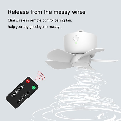 

Mini Portable DC5v Battery Powered Tent Rechargeable USB Charging Fans Camping With Ceiling Fan