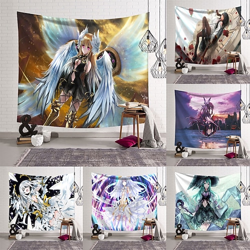 

DATE A LIVE Wall Tapestry Art Decor Blanket Curtain Hanging Home Bedroom Living Room Decoration Polyester