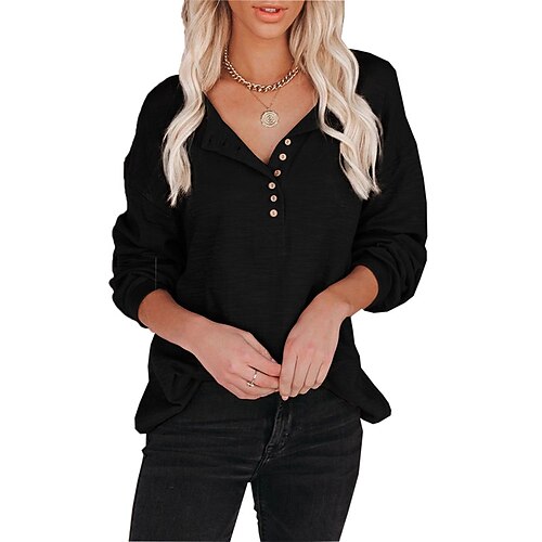 

Women's Sweatshirt Pullover Plain Sports Streetwear Active Casual Hoodies Sweatshirts Black Gray Brown