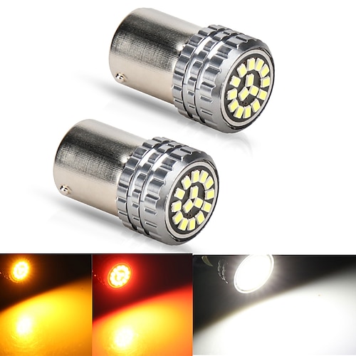 

2 pezzi Auto Alogena Luce di svolta Lampadine SMD LED 24 Risparmio energetico Plug-and-Play Ultraleggero Per Universali Tutti gli anni