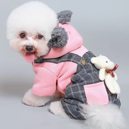 

Warm Pet Dog Coat Jacket Padded Pets Clothing Bulldog Pet Jumpsuit Four Legs Puppy Dogs Costume Thicken Dog Clothes Chihuahua