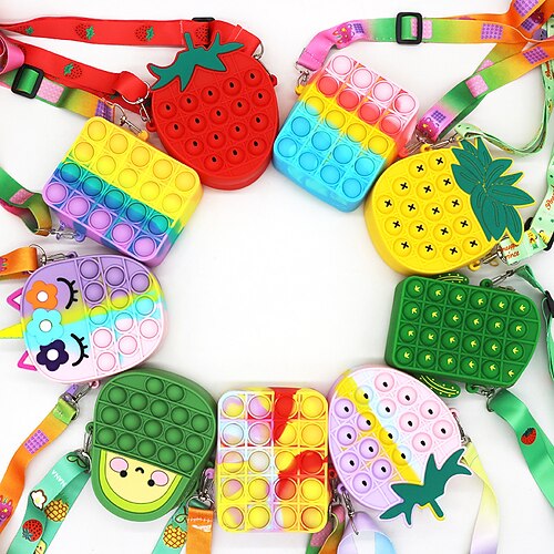

Finger Toy Squishies Sensory Fidget Toy Stress Reliever Portable Gift Cute Stress and Anxiety Relief Durable Non-toxic For Teen Adults' Women Boys and Girls Home Christmas Gifts Party Outdoor