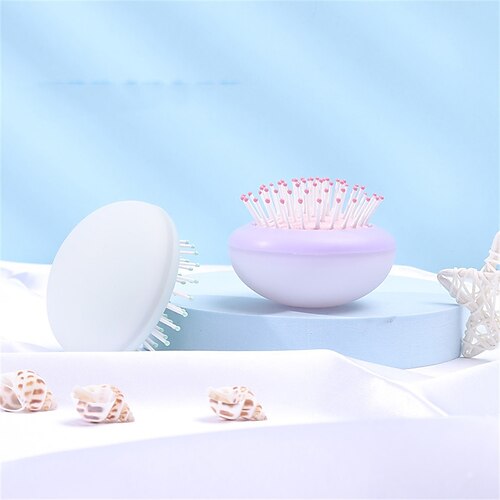

Hair Scalp Massager Scalp Brush Folding Shampoo Silicone Airbag Jellyfish Comb Retractable Massage Silicone Comb Portable Household Small Clear Folding Hairdressing Comb Silicone Comb