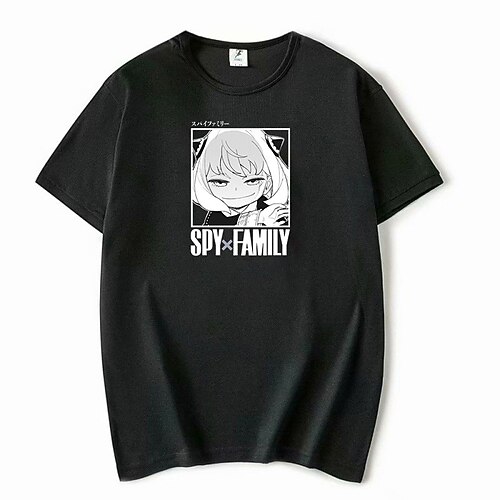 

Inspired by SPY×FAMILY Anya Forger T-shirt Anime 100% Polyester Anime Harajuku Graphic Kawaii T-shirt For Men's / Women's / Couple's