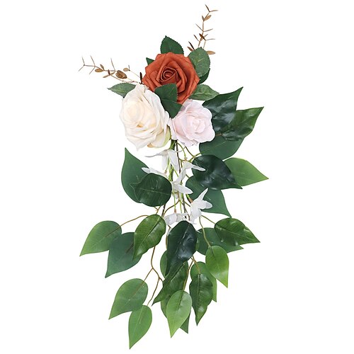 

Artificial Flower Plastic Party Vertical Wall Flower Vertical 1pc