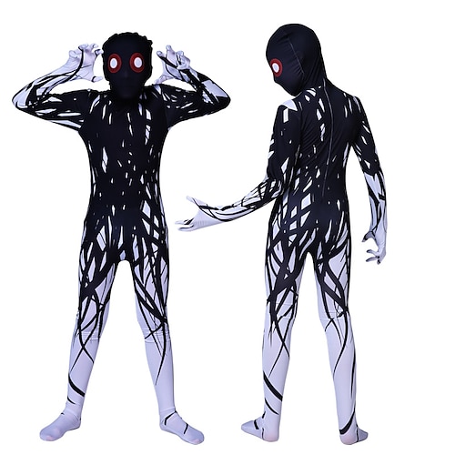 

Zentai Suits Catsuit Skin Suit Ghost Devil Demon Kid's Cosplay Costumes Leotards Tree Masquerade