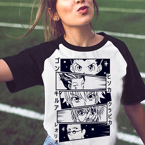 

Inspired by Hunter X Hunter Hisoka Killua Zoldyck T-shirt Anime 100% Polyester Anime Graphic Street Style T-shirt For Men's / Women's / Couple's