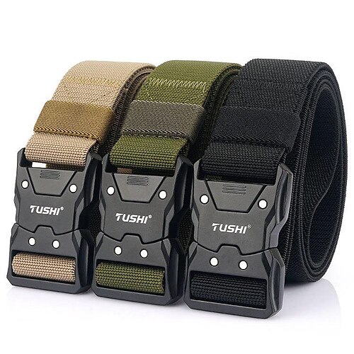 

Men's Military Tactical Belt Quick Release Heavy Duty Elastic with Metal Buckle for Work Hunting Military / Tactical Outdoor Nylon / Combat