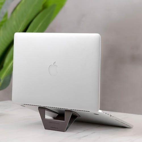 

Laptop Stand for Desk Steady Laptop Stand Special Material Silicone Portable Foldable All-In-1 Laptop Holder Compatible with Macbook Kindle Fire iPad Pro 9 to 15.6 inch 17 inch