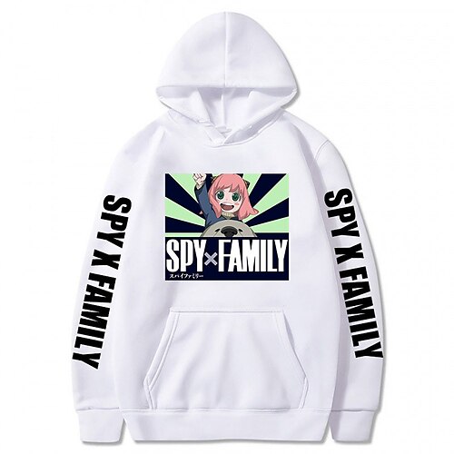 

Inspired by SPY×FAMILY Anya Forger Hoodie Anime 100% Polyester Anime Graphic Street Style Hoodie For Men's / Women's / Couple's