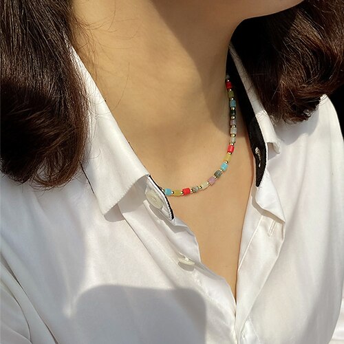 

Women's necklace Ethnic Style Street Multicolor Necklaces