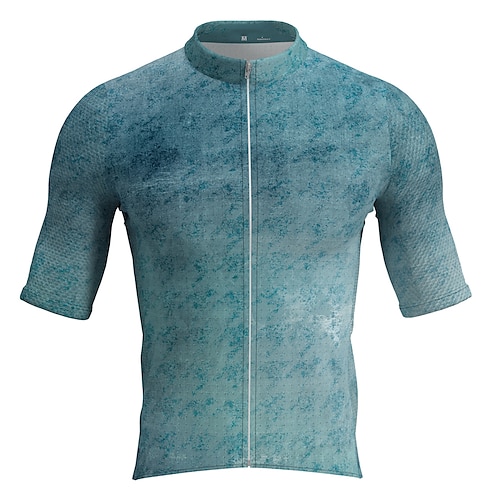 

21Grams Men's Cycling Jersey Short Sleeve Bike Top with 3 Rear Pockets Mountain Bike MTB Road Bike Cycling Breathable Quick Dry Moisture Wicking Reflective Strips Green Graphic Polyester Spandex