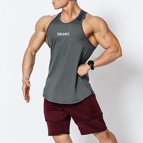 

Sports Vest Men's Basketball Quick-Drying I-Shaped Training Shirt Outer Wear Bottoming Elastic Self-Cultivation Sleeveless Muscle Fitness Clothes