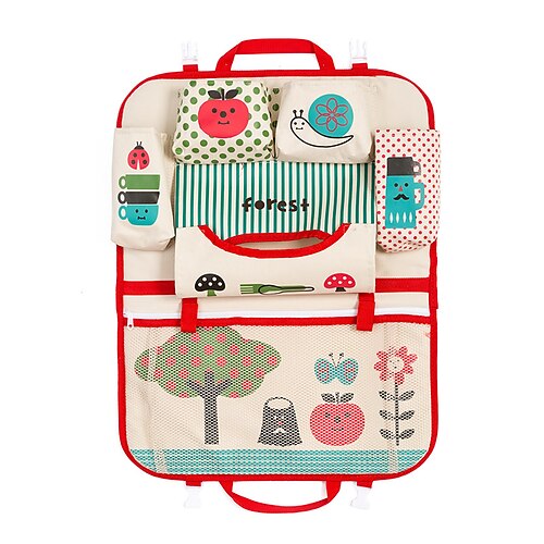 

Car Seat Back Organizer Oxford Cloth Pad Car Storage Organizer Foldable Handbag Travel Storage Bag Auto Accessories
