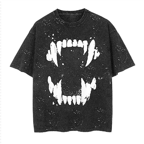

Men's Unisex T shirt Tee 3D Print Graphic Prints Crew Neck Street Daily Print Short Sleeve Tops Designer Casual Vintage Big and Tall Black / Summer / Summer