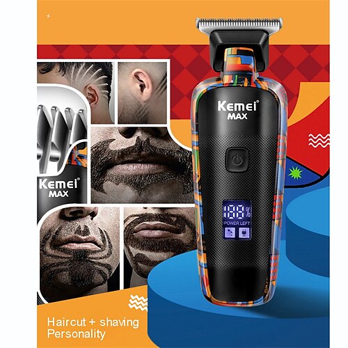 

Multifunctional Electric Hair Clipper Household Hair Trimmer Printing Graffiti Razor Type-C USB Rechargeable Barber Shop