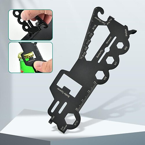 

Stainless Steel Multifunctional Tool Card Crane Model Outdoor Camping Survival Combination Tool Card