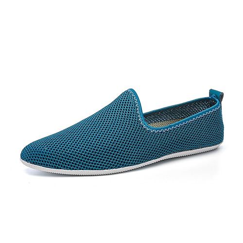 

Homens Mocassins e Slip-Ons Sapatos Confortáveis Esportivo Casual Ao ar livre Diário Sapatos de fitness e cross training Caminhada Com Transparência Verde Escuro Azul Claro Cinzento Primavera Verão