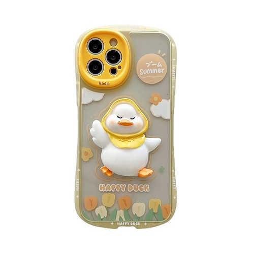 

Phone Case For Apple Classic Series iPhone 13 Pro Max 12 Mini 11 XS XR Max Portable Pattern Relive Stress Animal TPU