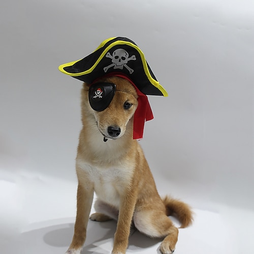 

Pet Dog Cosplay Dress Up Costume Dog Pirate Hat Character Dress Up Hat Festival Pet Hat Accessories