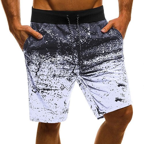 

Men's Swim Trunks Swim Shorts Quick Dry Lightweight Board Shorts Bathing Suit with Pockets Drawstring Swimming Surfing Beach Water Sports Printed Summer
