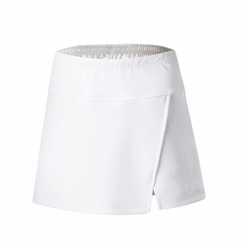 

Women's Tennis Skirts Golf Shirt Golf Skirts With Pockets Quick Dry Moisture Wicking Skirt Regular Fit With Inner Shorts Solid Color Summer Gym Workout Tennis Badminton / Micro-elastic / Lightweight
