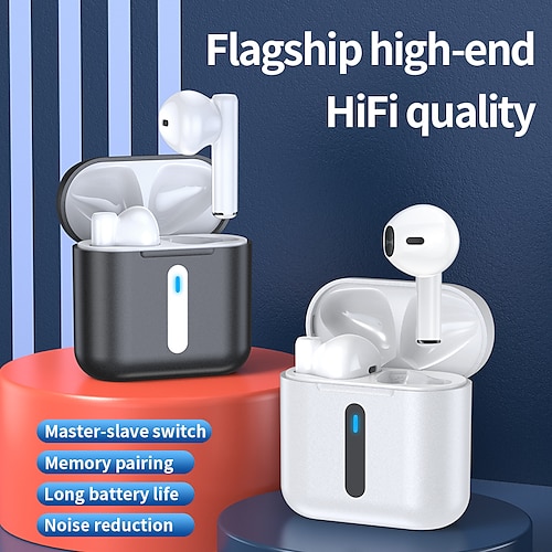 

NIA PRO8 True Wireless Headphones TWS Earbuds In Ear Bluetooth 5.1 with Charging Box Low Latency Gaming Wireless Earbuds Auto Pairing for Apple Samsung Huawei Xiaomi MI Fitness Gym Workout Everyday