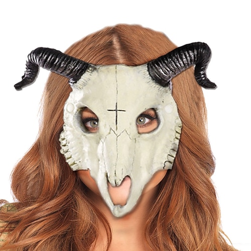 

Animal Mask Festival Cosplay Masquerade Carnival Party Props 3d Sheep Bone Skull Mask