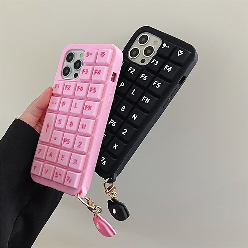 

Phone Case For Apple Classic Series iPhone 13 Pro Max 12 11 SE 2022 X XR XS Max 8 7 Portable Pattern Shockproof Cartoon Silica Gel