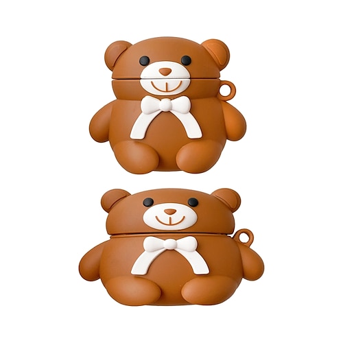 

Case Cover Compatible with AirPods Pro Airpods 1/2 Dustproof Shockproof Animal TPU Headphone Case