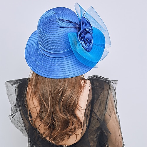 

Hats Fancy Plain Casual Holiday Elegant With Flower Headpiece Headwear