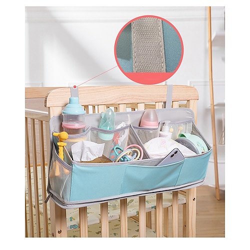 

Crib Storage Bag Hanging Bag Bedside Diaper Multi-functional Storage Rack