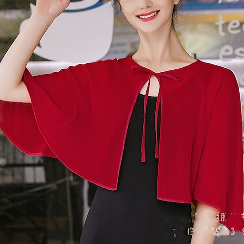 

Sleeveless Ladies / Pure Chiffon Holiday / Tea Party Shawl Wrap / Shawls / Women's Wrap With Pure Color