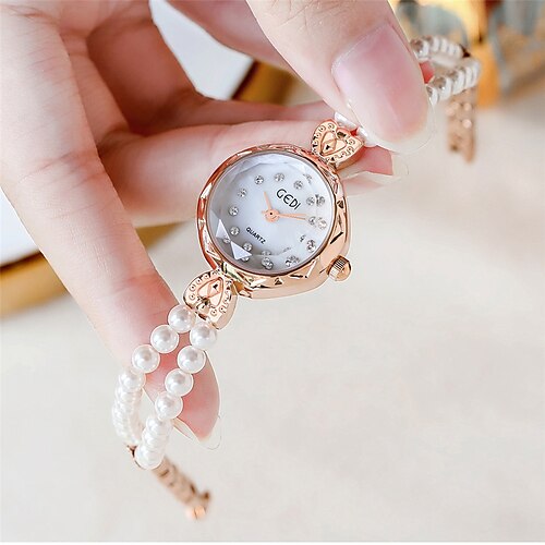 

Quartz Watch for Women Analog Quartz Stylish Beads Elegant Vintage Creative Stainless Steel Plastic Creative / One Year