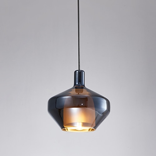 

20cm Pendant Lantern Design Pendant Light Glass Modern Style Classic Stylish Contemporary Nature Inspired 220-240V
