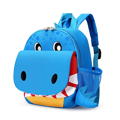

Kid's School Bag Nylon Animal Breathable Zipper School Green Blue Red