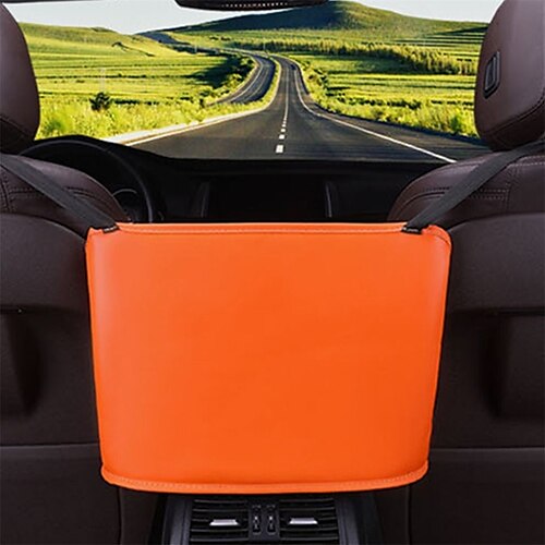 

1 PC Car Between Seats Purse Handbag Holder Easy to Install Durable Space-saving Leather For SUV Truck Van