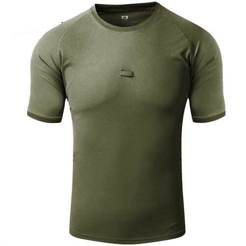 

Men's T shirt Tee Solid Color Crew Neck Street Casual Short Sleeve Tops Fashion Breathable Comfortable Big and Tall Green / Summer / Spring / Summer